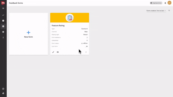 Easily Duplicate Your Feedback Forms