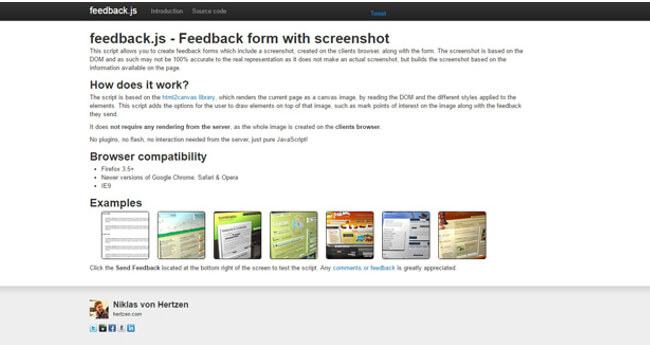 Feedback.js - Visual/Usability Feedback Tools