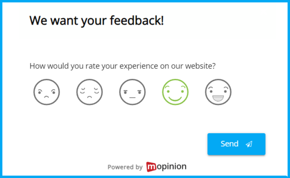 CSAT survey example