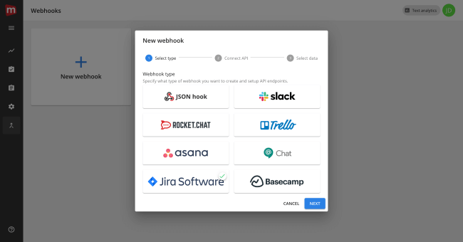 Mopinion: Mopinion integrates with Atlassian’s issue tracking tool JIRA - Select JIRA